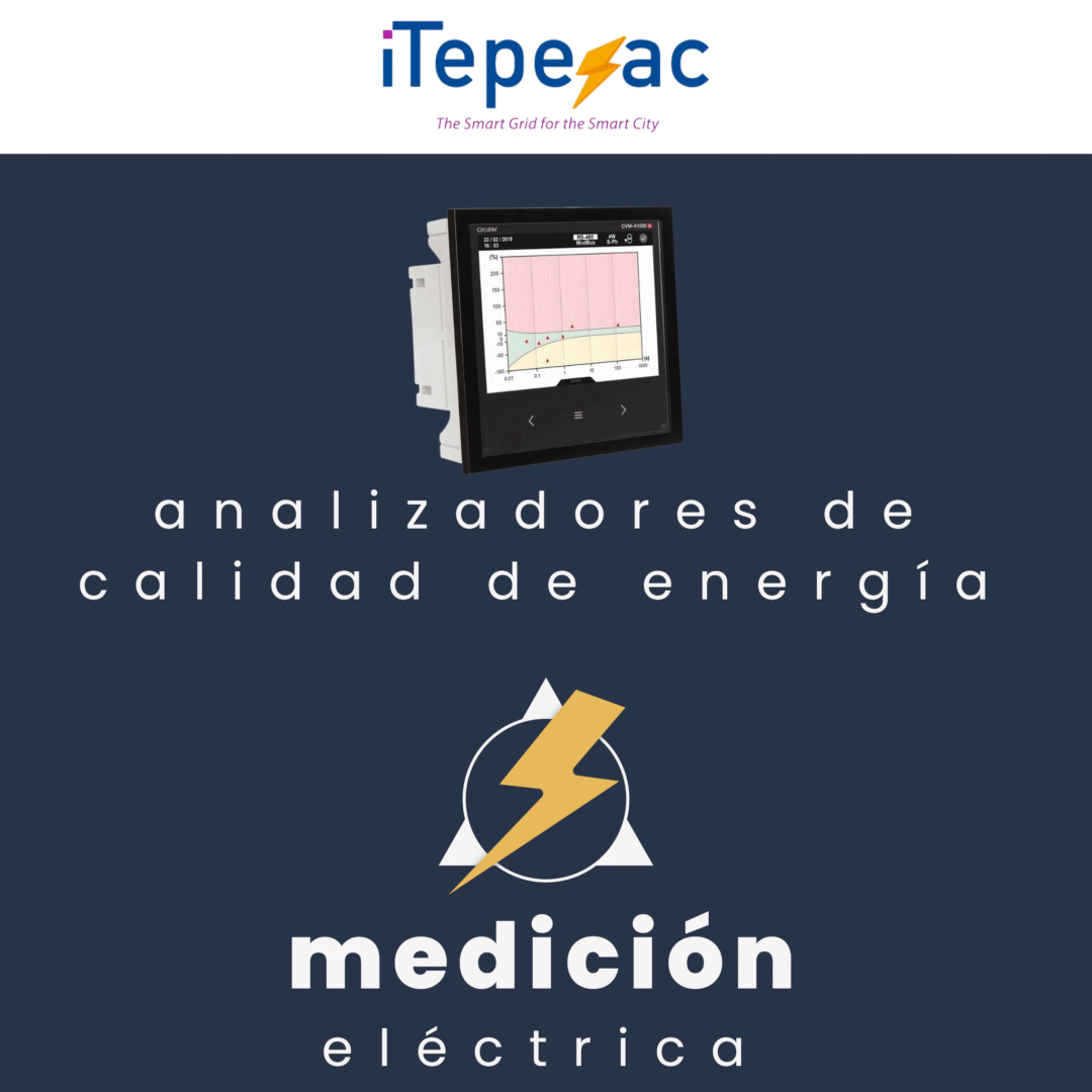 Analizador de calidad de energía clase A marca Circutor, equipo de alta precisión para medición y diagnóstico eléctrico.