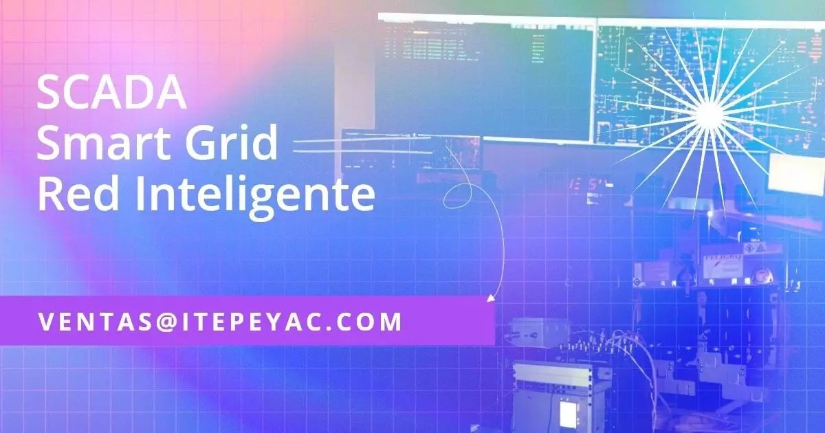 SCADA system and smart grid technology interface.