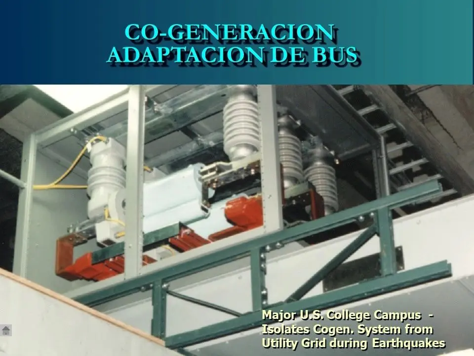 Bus adaptation for earthquake protection system.