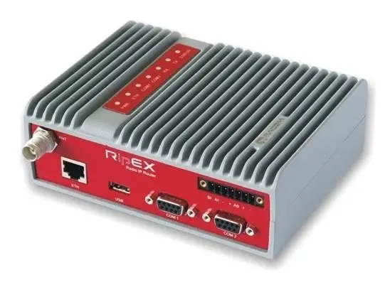 Radio modem with various connection ports.