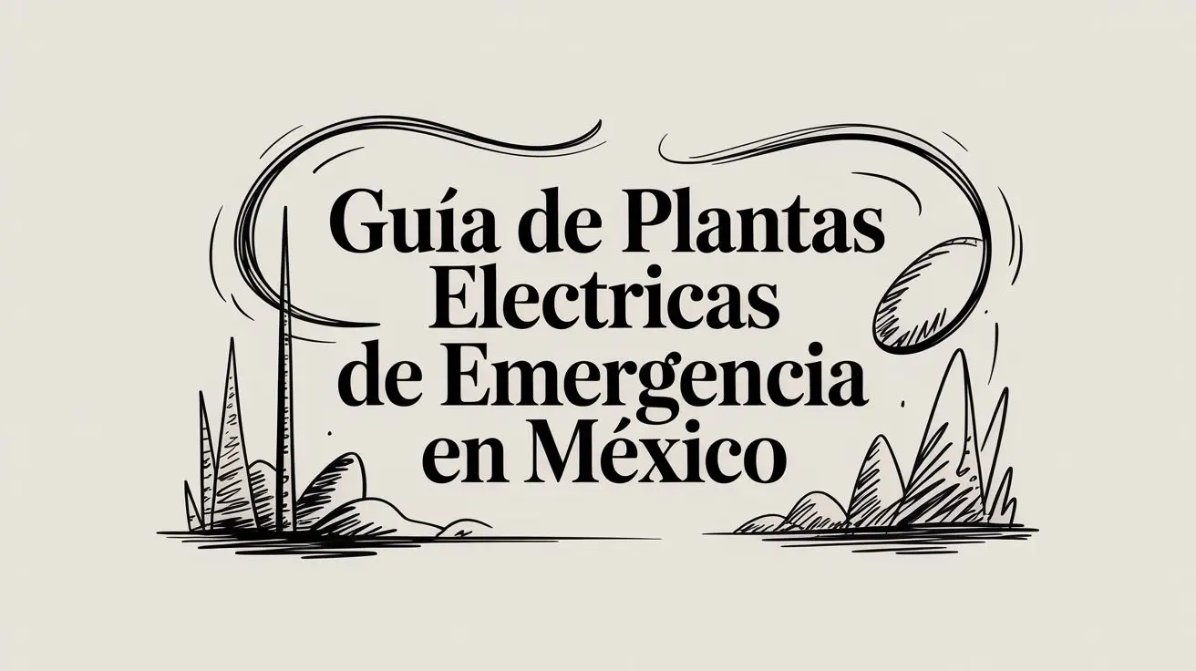 Guide to Emergency Power Plants in Mexico.