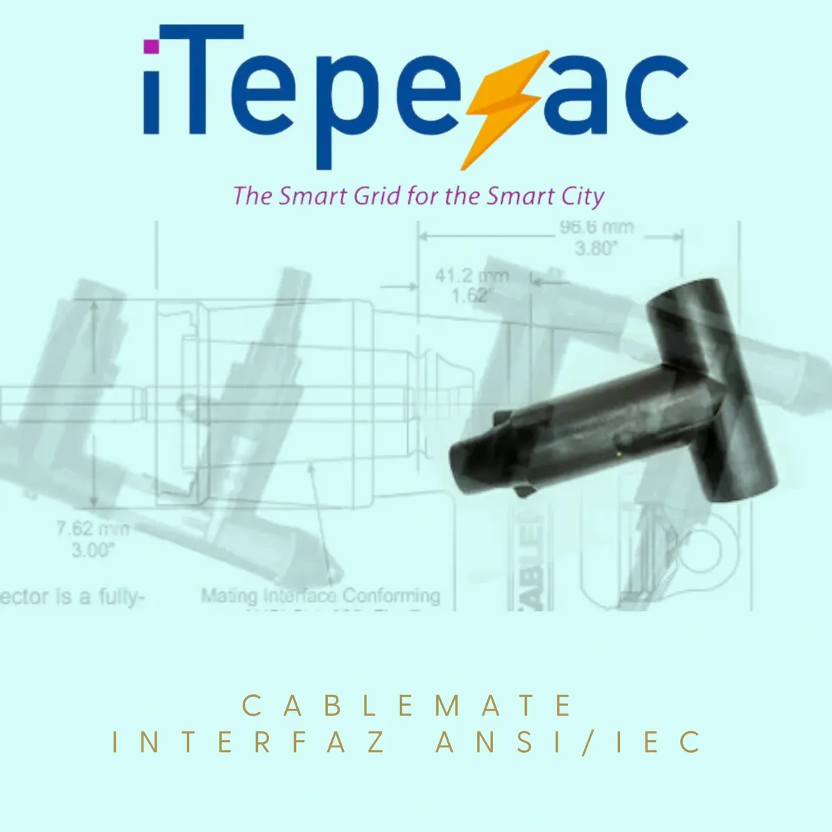 iTepeyac smart grid technology advertisement design.