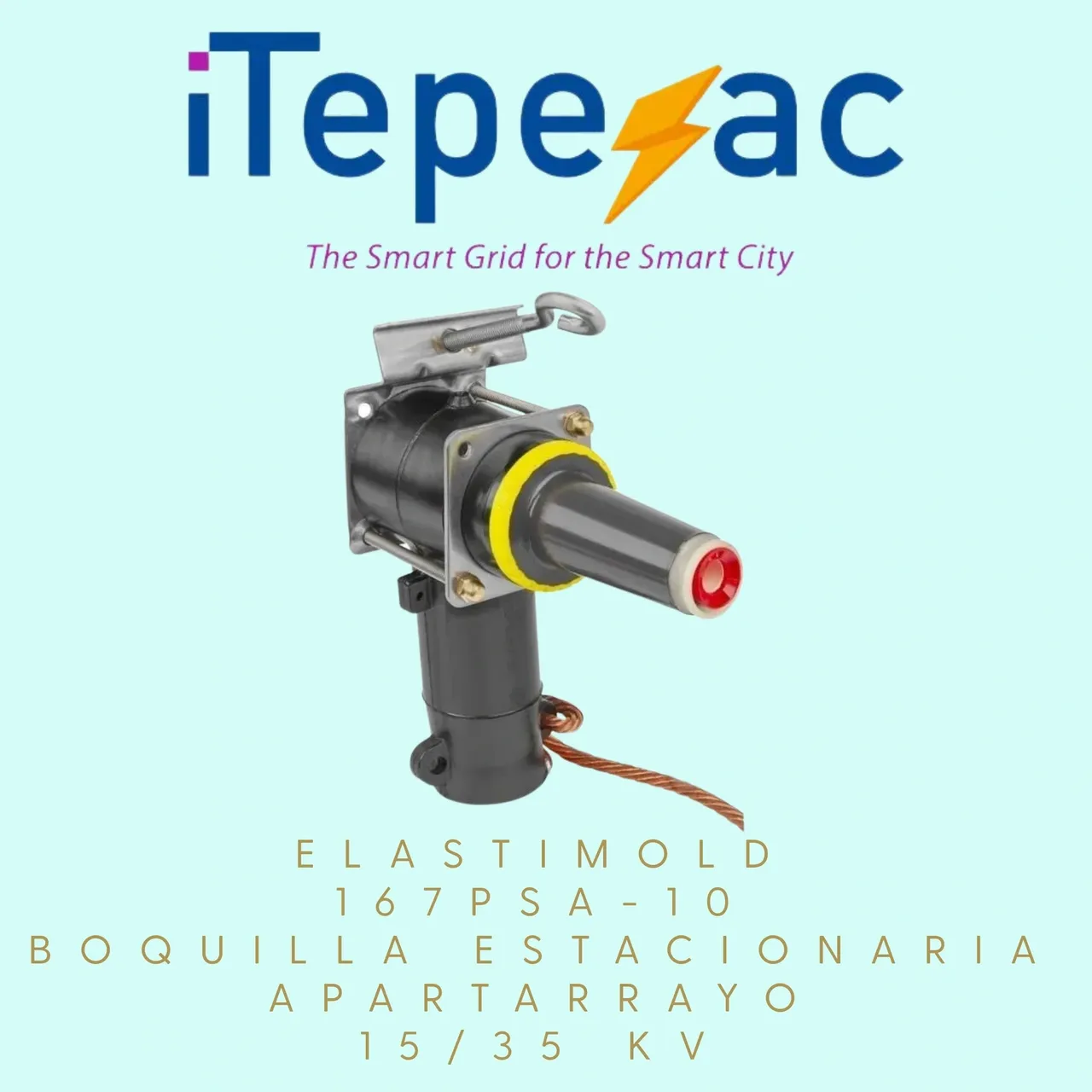 Electrical component with iTepeyac branding.