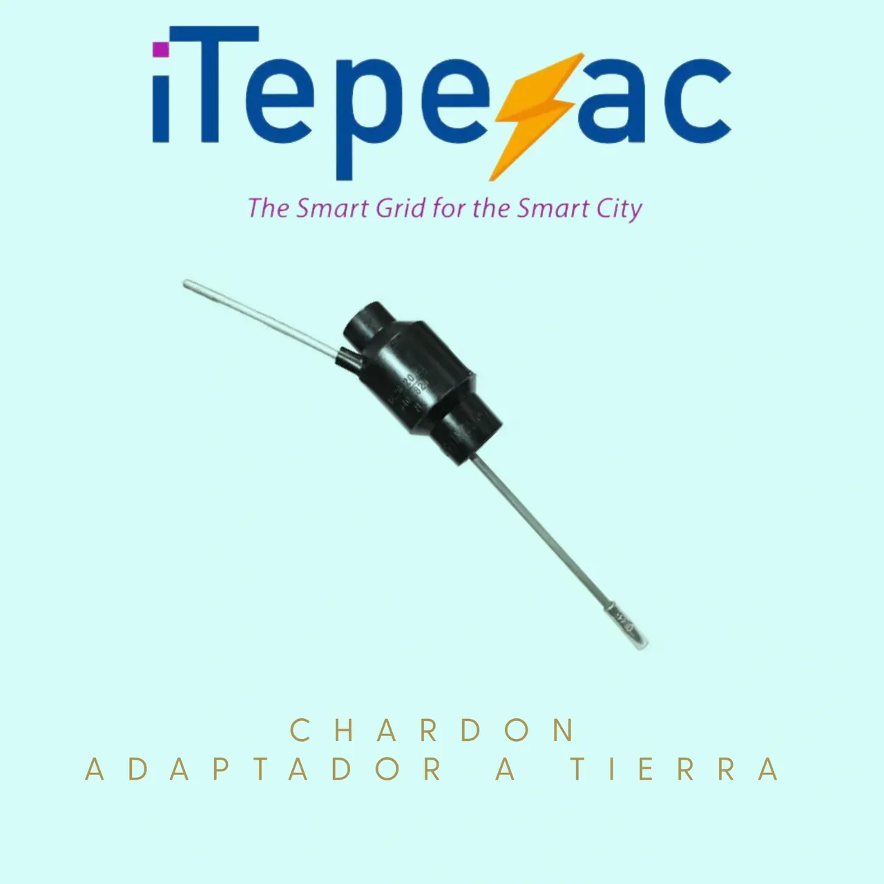 Electrical adapter with iTepeyac branding.