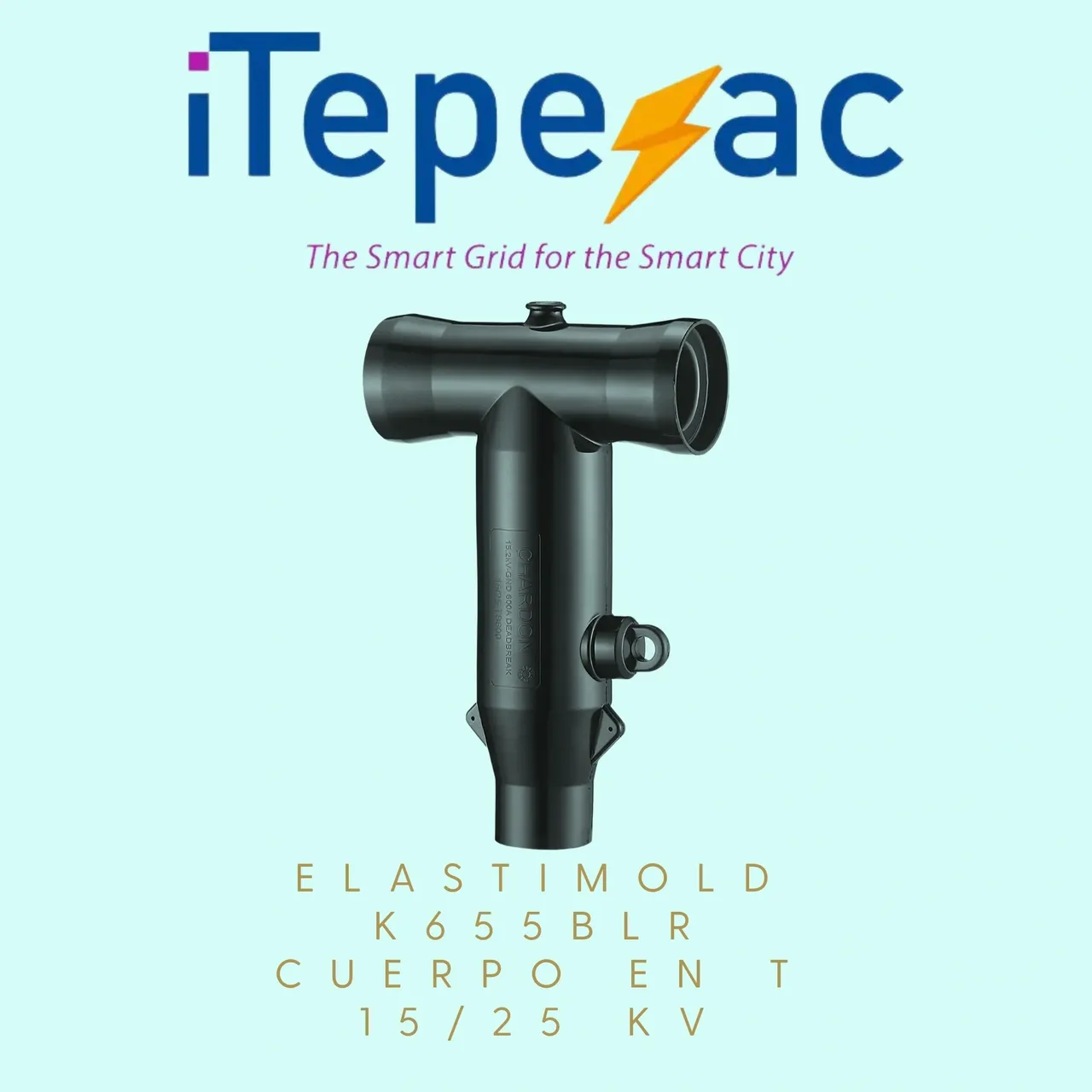 Electrical connector with iTepeyac logo.