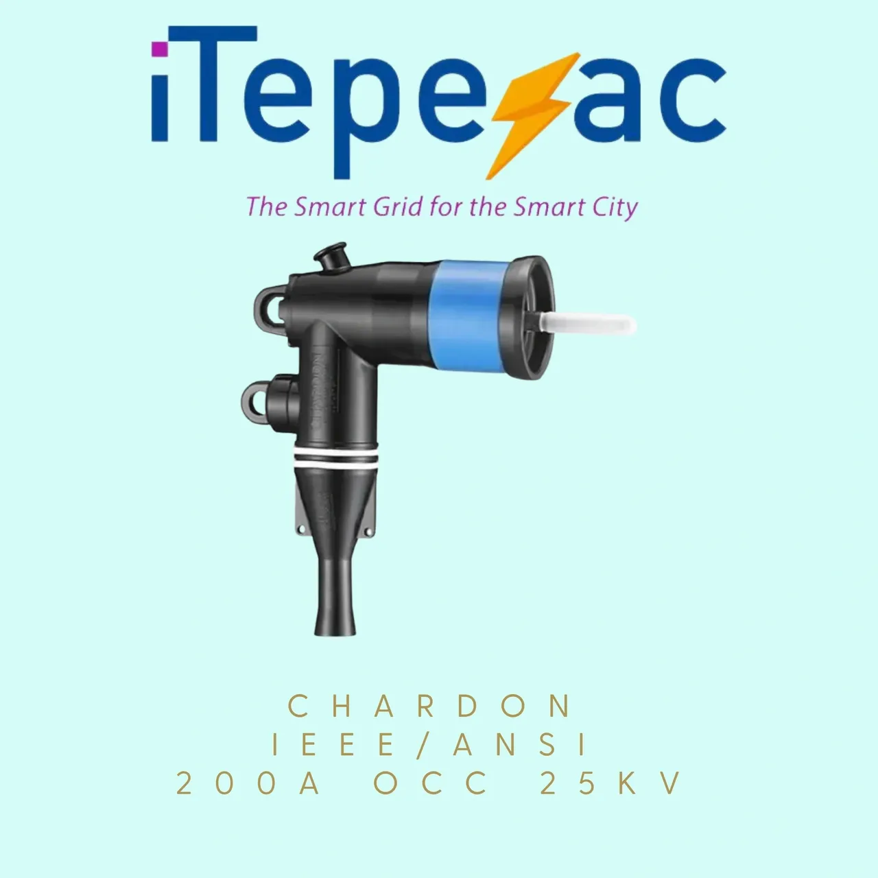 Electrical connector with iTepeyac branding.