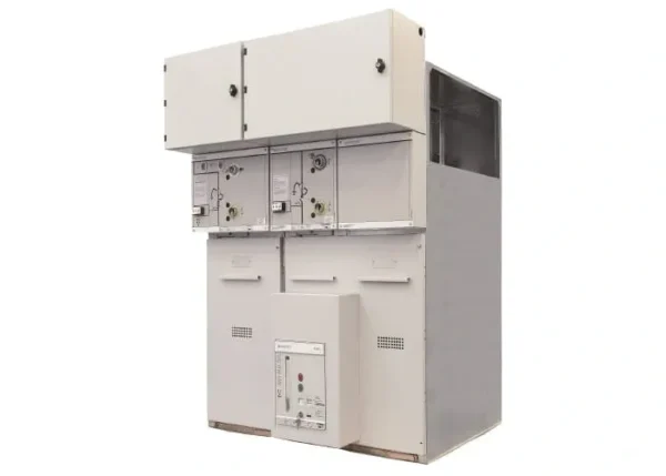 Electrical switchgear equipment with multiple compartments.