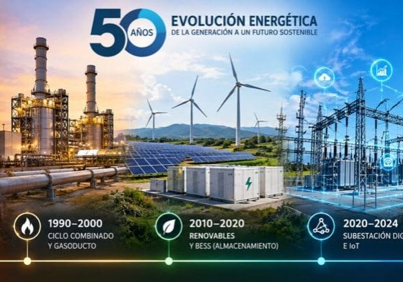 Evolución de la generación eléctrica en México del combustóleo al ciclo combinado, energías renovables, BESS, Smart Grid y monitoreo atmosférico
