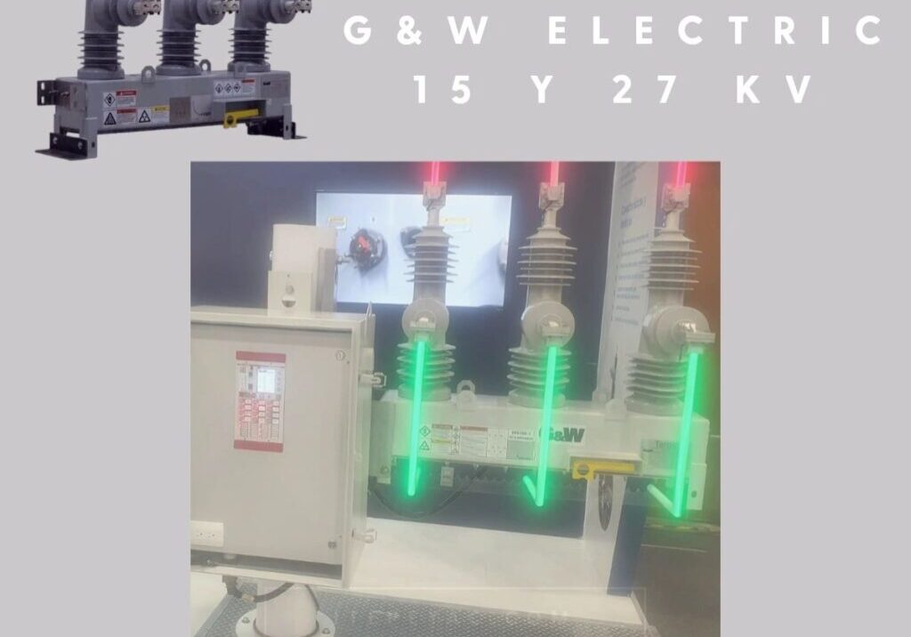 Electrical equipment display with labeled voltage ratings.
